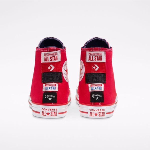 Giày Sneaker Unisex Converse Chuck Taylor All Star Logo Play Red High - 167173C