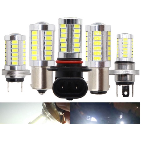 Đèn gầm sương mù Bóng Led chân 9005 Hb3 9006 Hb4 5630 33smd Cho Xe Hơi ô tô