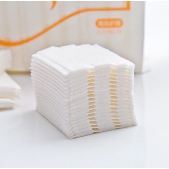 [10 miếng dùng thử] Bông tẩy trang 3 lớp Cotton Pads 100% cotton