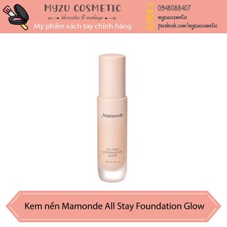 Kem Nền Che Khuyết Điểm Lâu Trôi Mamonde All Stay Foundation SPF 25 Pa ++