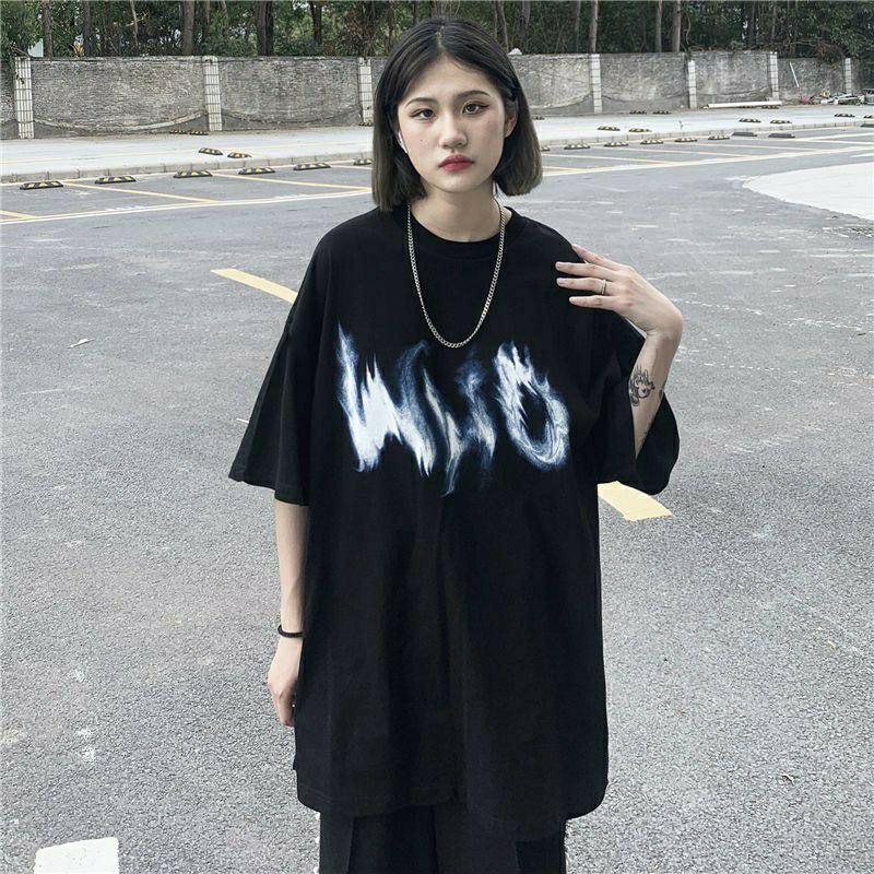 Áo thun tay lỡ nam nữ, áo phông unisex form rộng chất cotton mát mịn thấm hút mồ hôi in hình WHO