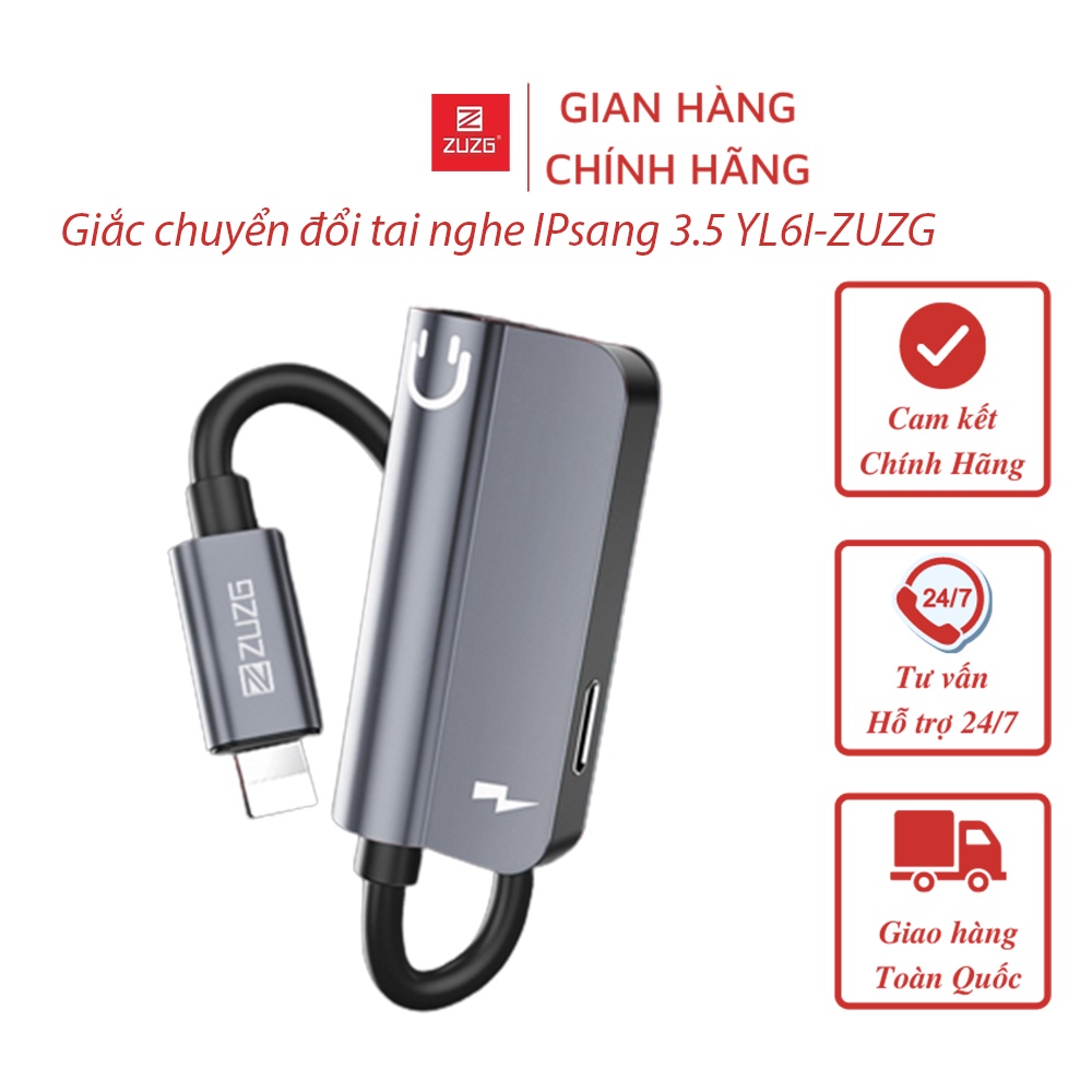 Giắc chuyển đổi tai nghe sang 3.5 YL6I-ZUZG