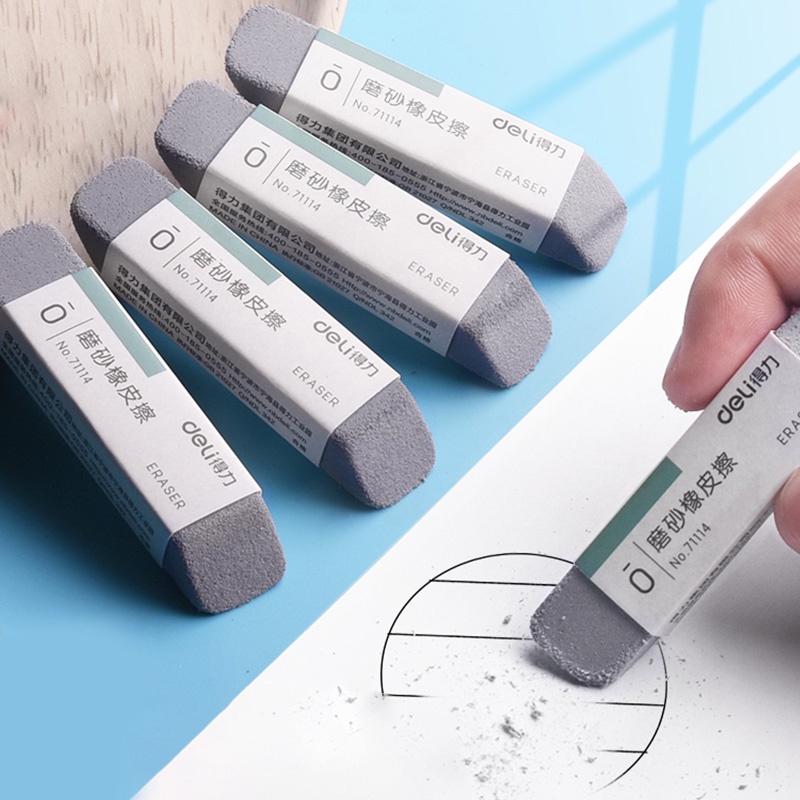 Gôm tẩy hai đầu nhám không để lại dấu vết tiện lợi cho học sinh