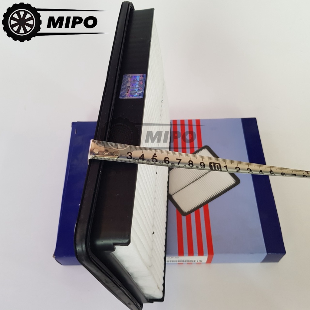 Lọc gió động cơ (máy xăng) xe Santafe (2013-2018), Sorento (2013-2019) (Mã: 281132W100)