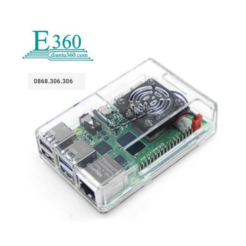 COMBO VỎ NHỰA ABS CHO RASPBERRY PI 4