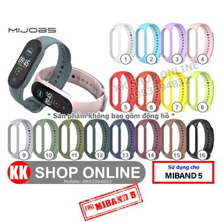 Dây đeo miband MIJOBS chính hãng thay thế cho Xiaomi Miband 5, Xiaomi Miband 6