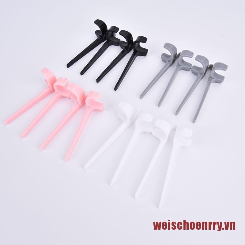 Set 2 Dụng Cụ Gắp Thức Ăn Vặt Đeo Ngón Tay Chống Bụi Tiện Dụng