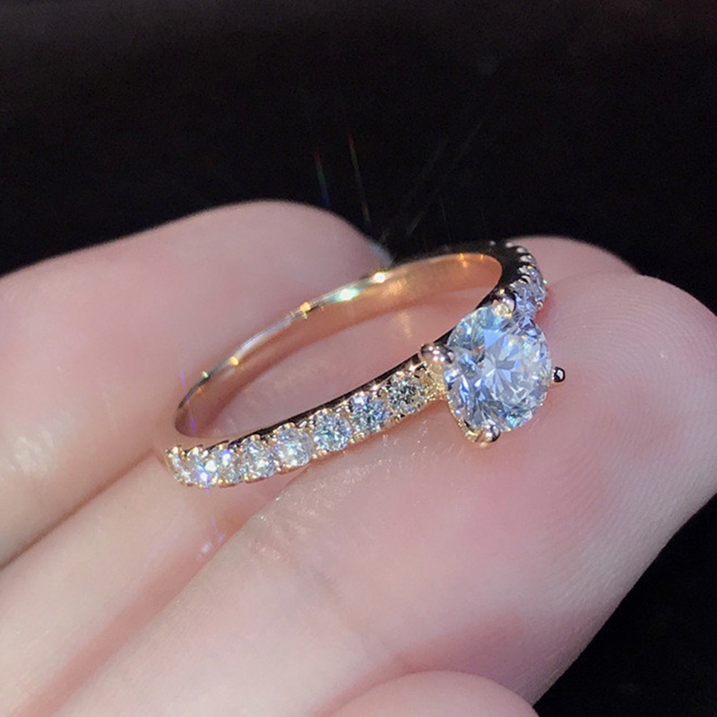 Nhẫn Thép Titan Mạ Bạch Kim Dát Nhỏ Độc Đáo Thời Trang Hàn Quốc