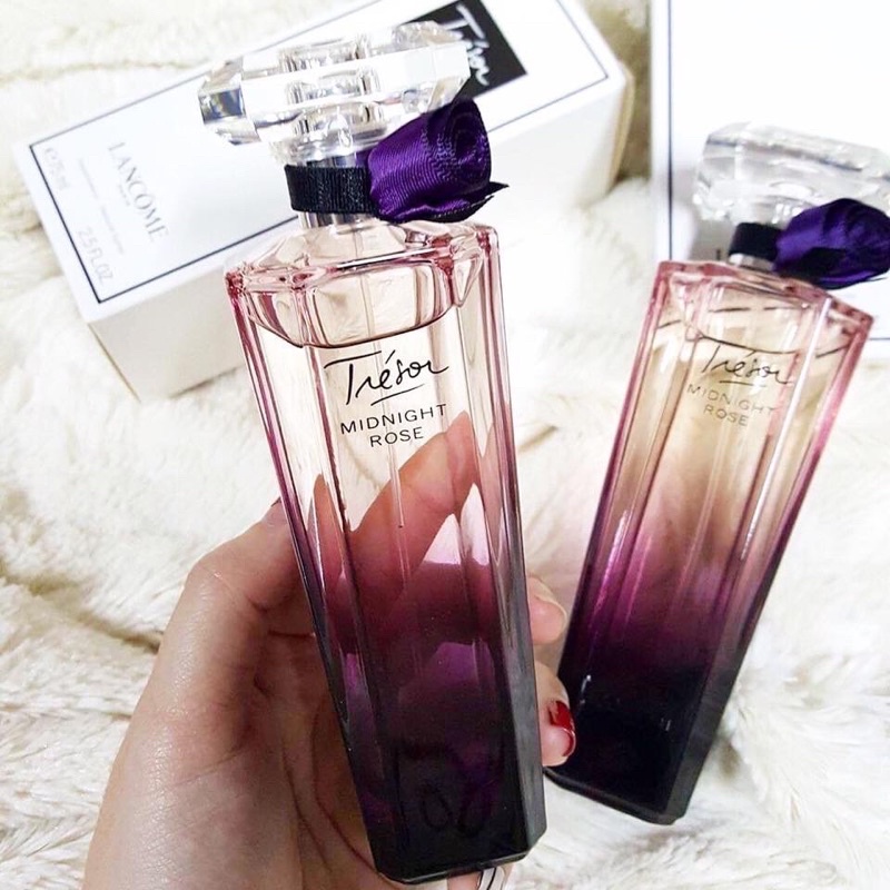 Nước Hoa Dầu Thơm Nữ Thơm Lâu Lancome TreSor Mid Night Tím Quyến Dũ