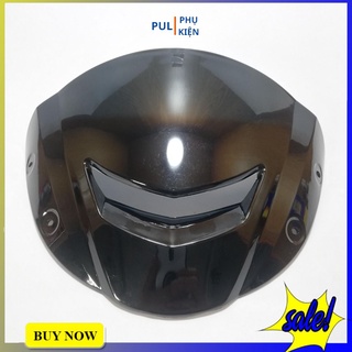Mão ốp đầu chắn gió Yaz màu đen bóng trang trí làm đẹp xe