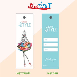 Nhãn mác, THẺ TREO giấy quần áo thời trang trẻ em - 100 cái - Có sẵn