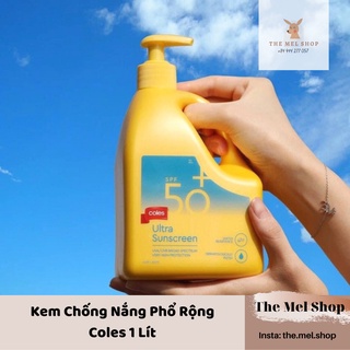 Kem Chống Nắng Coles 1 Lít (Bill Úc) - Date 4/2025