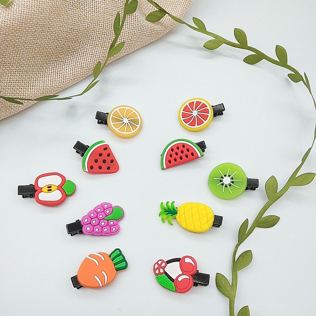 Set 5 kẹp tóc nhiều hình dễ thương KT01
