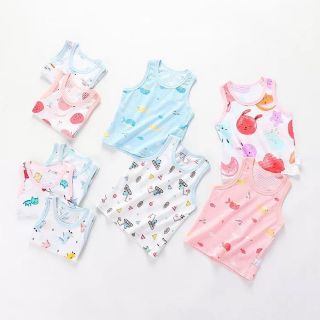 Áo ba lỗ sợi tre bé trai gái