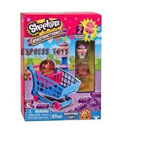 Shopkins Set 37 Khuôn Làm Bánh Kẹo Hình Xe Đẩy Mua Sắm