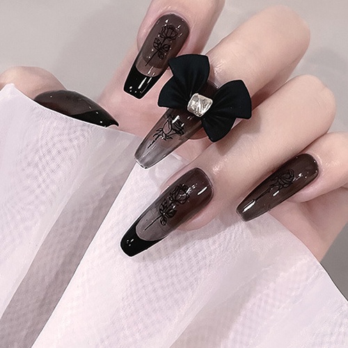 Set 30 / 48 Hạt Pha Lê Hình Gấu 3D Nhiều Màu Trang Trí Móng Tay DIY
