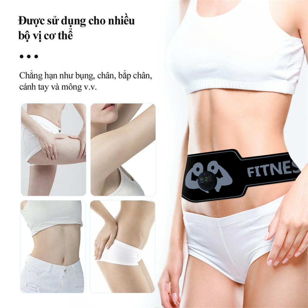 Máy massage CkeyiN EMS MG100H dụng cụ tập thể dục cơ bụng đốt mỡ giảm cân