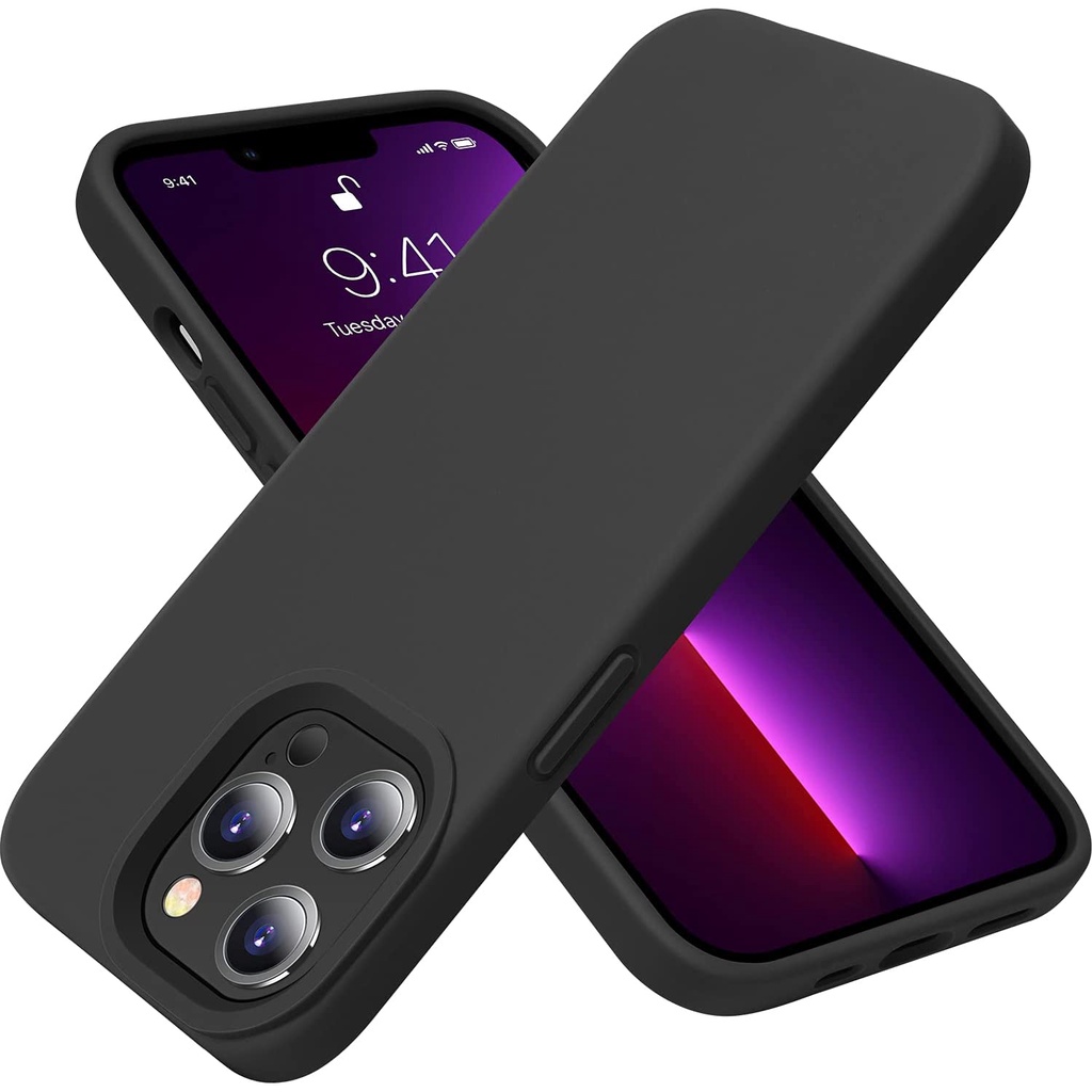 Ốp điện thoại TPU dẻo viền đen thích hợp cho IPHONE 7 8 SE 2020 7PLUS 8PLUS X XS XR XS MAX 11 11PRO 11PRO MAX 12