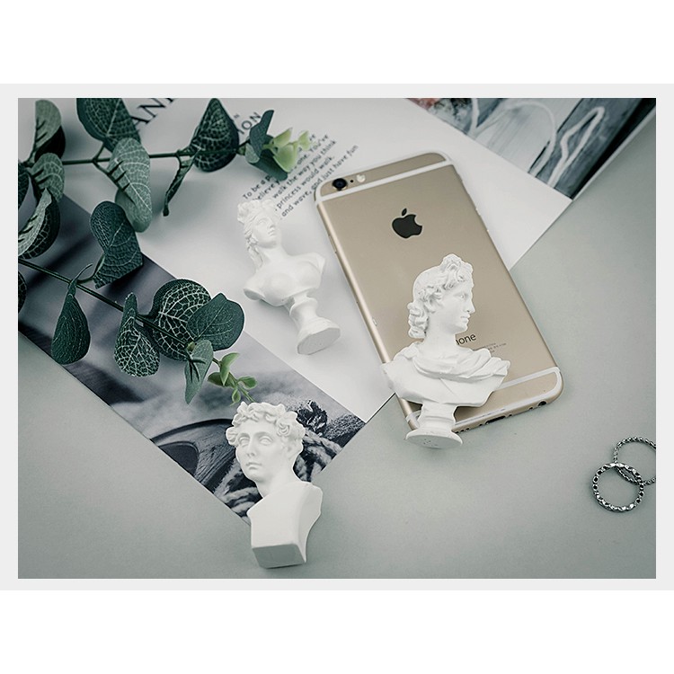 Tượng Thạch Cao, Cột La Mã Hy Lạp Mini, Tượng Thiên Thần Nai Decor để trang trí chụp ảnh, trang trí nhà cửa