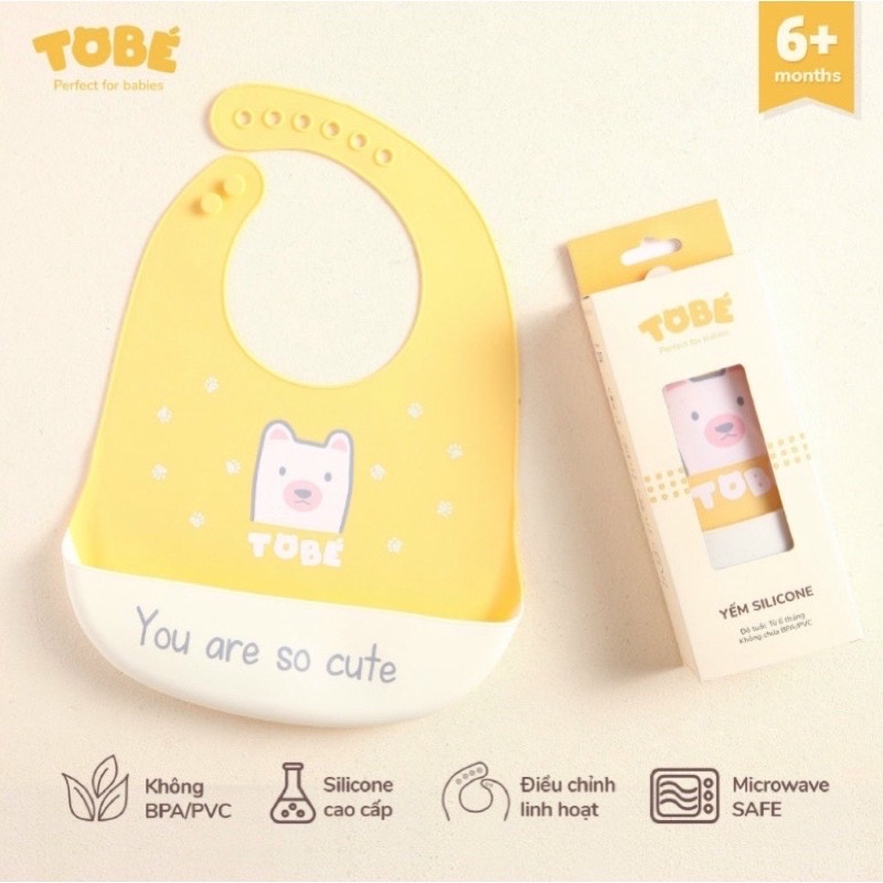 Yếm ăn dặm silicone Tobé