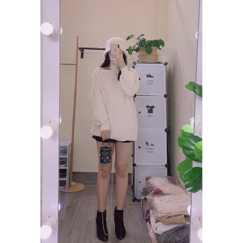 Áo Len Khoét Vai 🎀 FREESHIP 🎀 Hàng Quảng Châu Loại 1