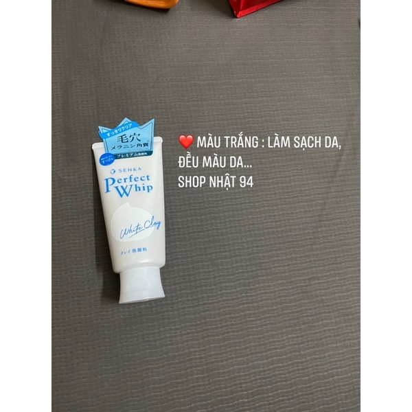 Sữa Rửa Mặt Senka Perfect Whip Tạo Bọt mẫu mới của Nhật