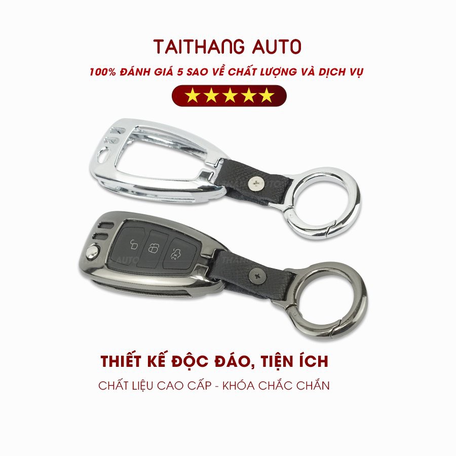 Ốp chìa khóa ford, bảo vệ chìa khóa ford ranger xls, ford focus, ford fisseta, bản chìa gập, chất liệu metal cao cấp