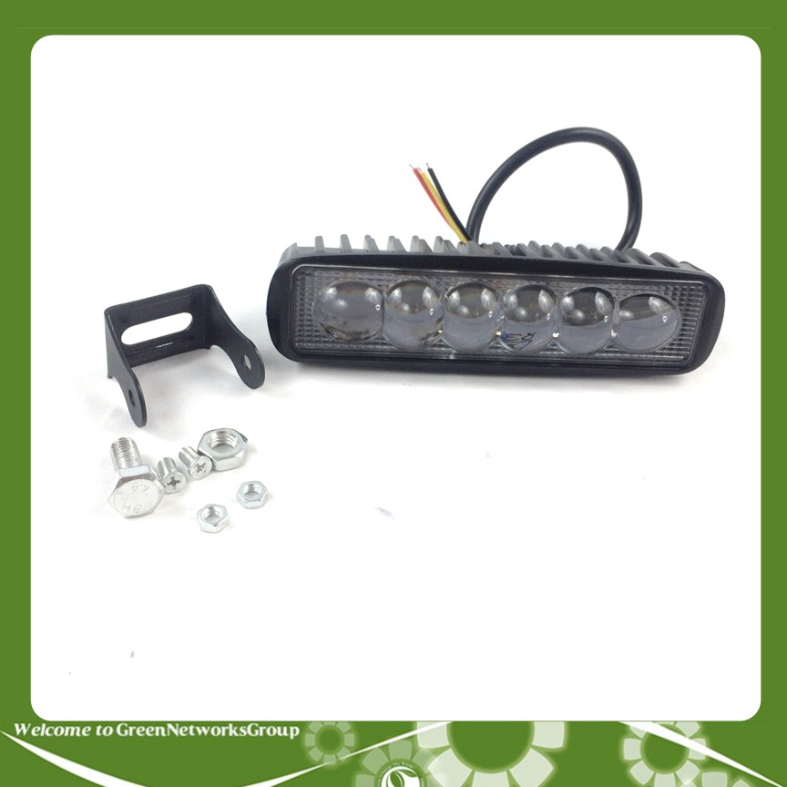 Đèn led trợ sáng C6 dài lồi đi phượt  dành cho xe máy