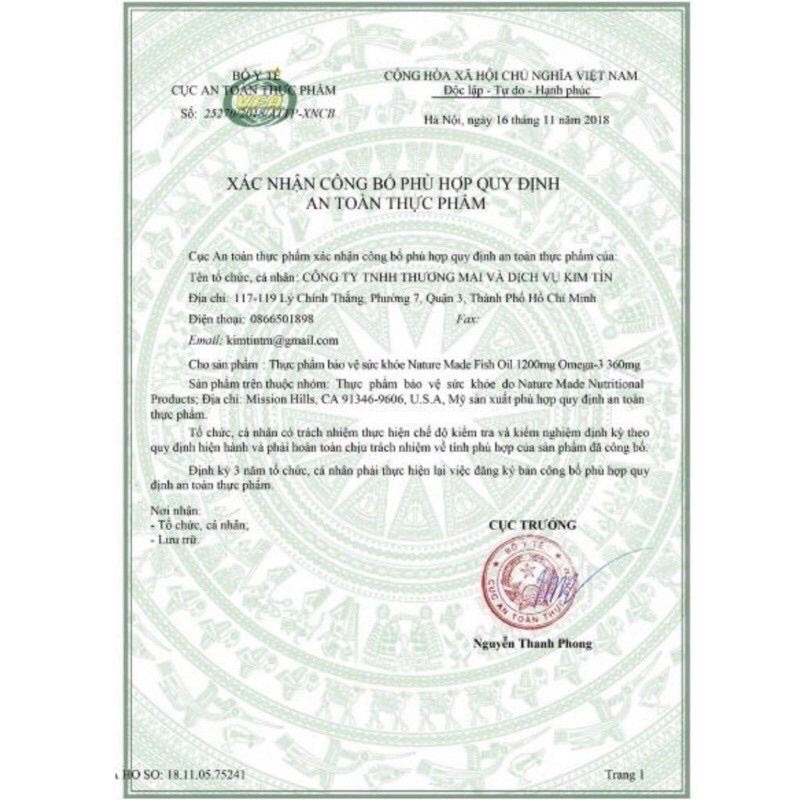 Dầu cá mỹ omega_3, omega 369_ fish oil nature made