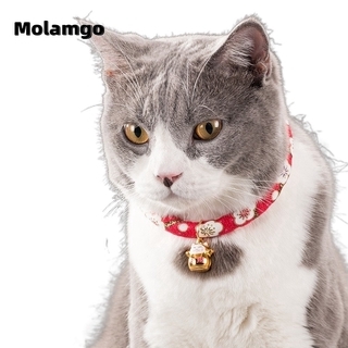 MOLAMGO Vòng cổ gắn chuông dùng cho mèo cưng tiện dụng