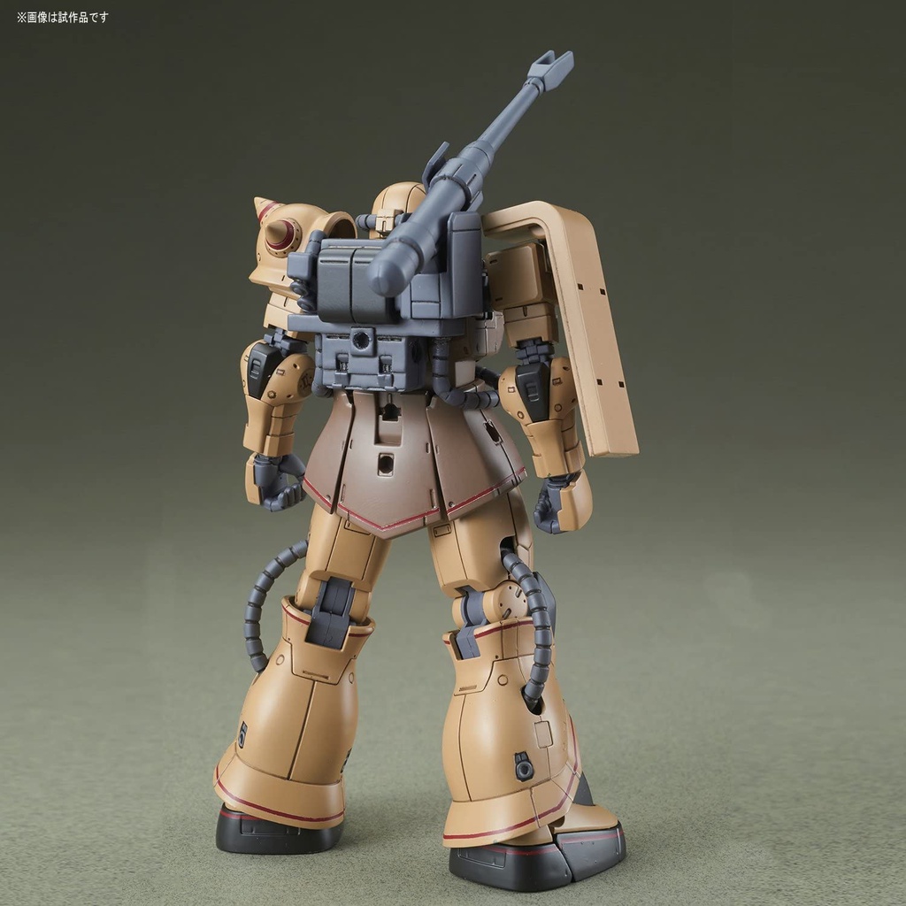 Mô hình Lắp Ráp Nhựa Gunpla HG 1/144 Zaku Half Cannon Gundam Origin ver Bandai Japan ( Logo Xanh )