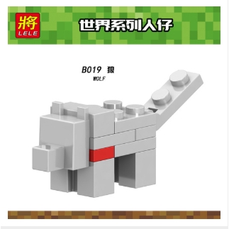 Bộ đồ chơi khối LEGO lắp ráp nhân vật trong Minecraft