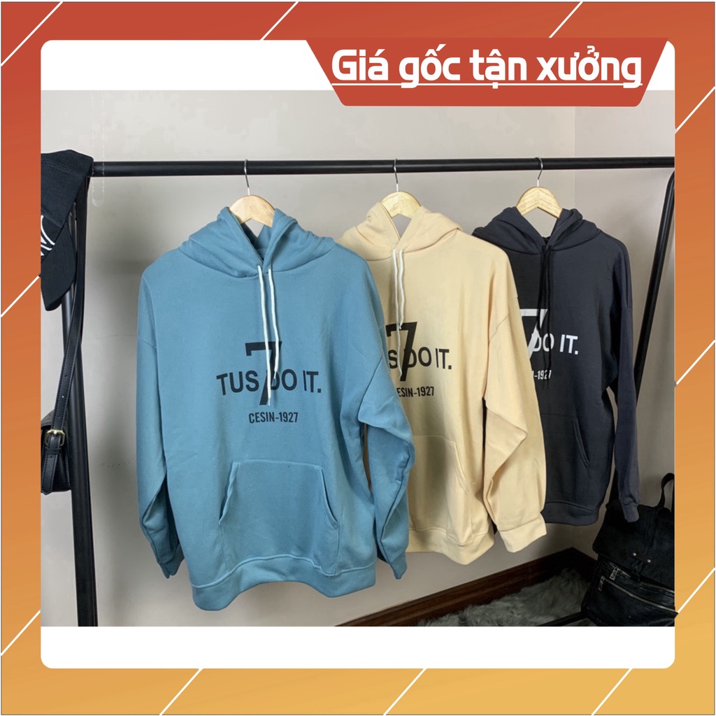 Áo Khoác nỉ HOODIE  UNISEX Nam Nữ Chất Vải nỉ cotton cao cấp Dày Dặn Ấm Áp (Mã 14: TUS7 )