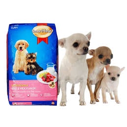 Thức Ăn Cho Chó Con Smartheart 3kg Vị Bò và Sữa - NaHi Shop