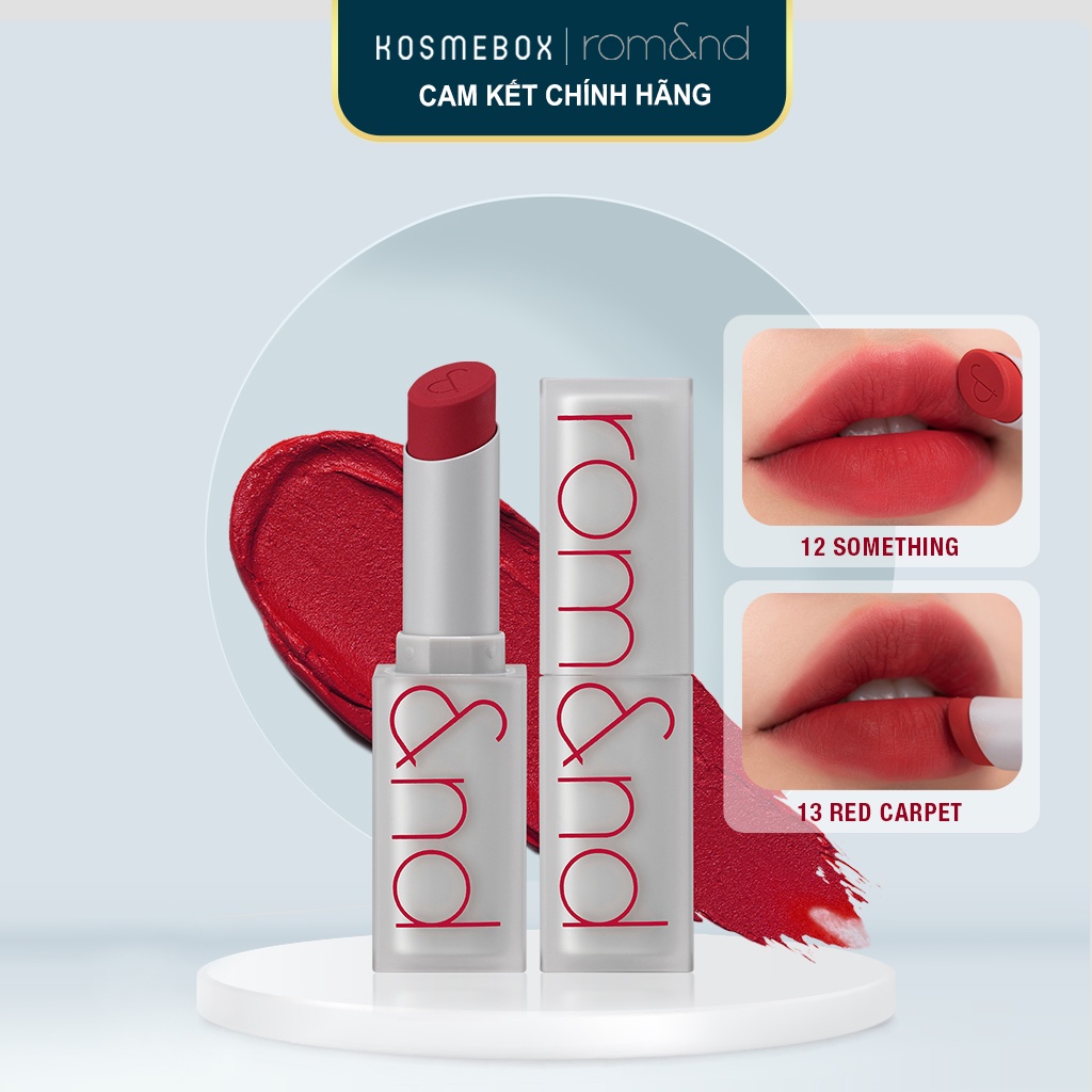 Son Lì Siêu Nhẹ Môi Rom&nd Zero Matte Lipstick 3.0g