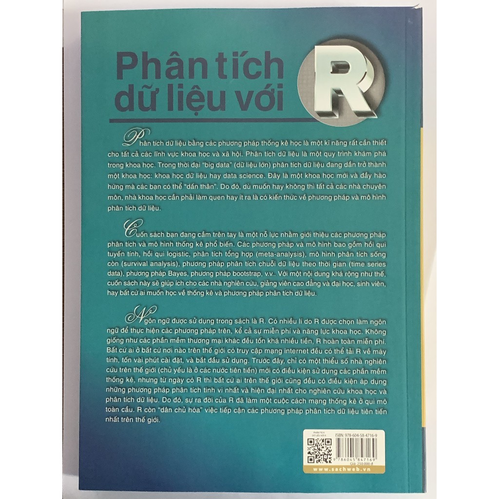 Sách - Phân Tích Dữ Liệu R ( Nguyễn Văn Tuấn )