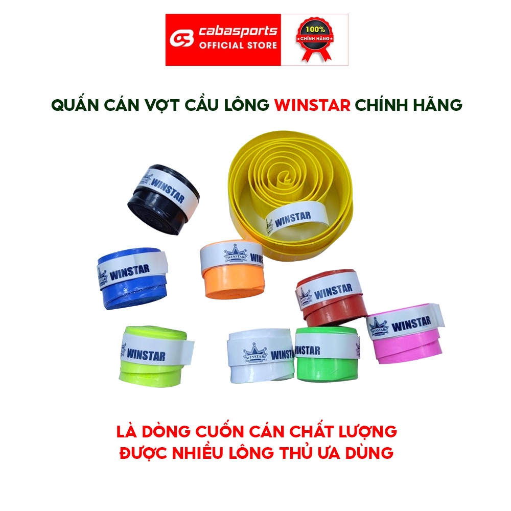 Quấn cán vợt cầu lông Winstar, VS, Kamito chính hãng, cuốn cán vợt cầu lông tennis giá rẻ chất lượng