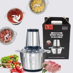 Máy Xay Thịt Đa Năng Chế Độ Dao 4 Lưỡi Cỡ Lớn Dùng Chế Biến Thực Phẩm 2 Lít inox 304 Siêu Bền