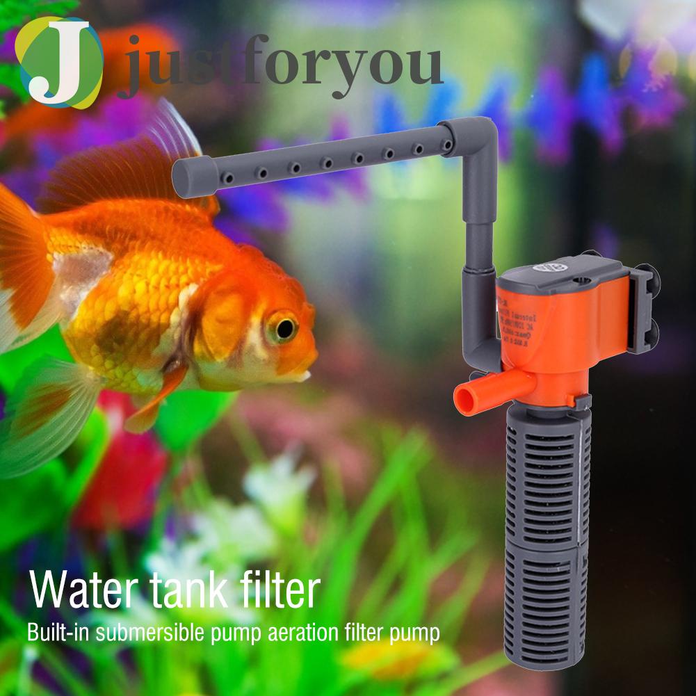 Bộ lọc bể cá dạng chìm bên trong 3 trong 1 3W/ 5W tăng lượng oxy sục khí sử dụng tại nhà