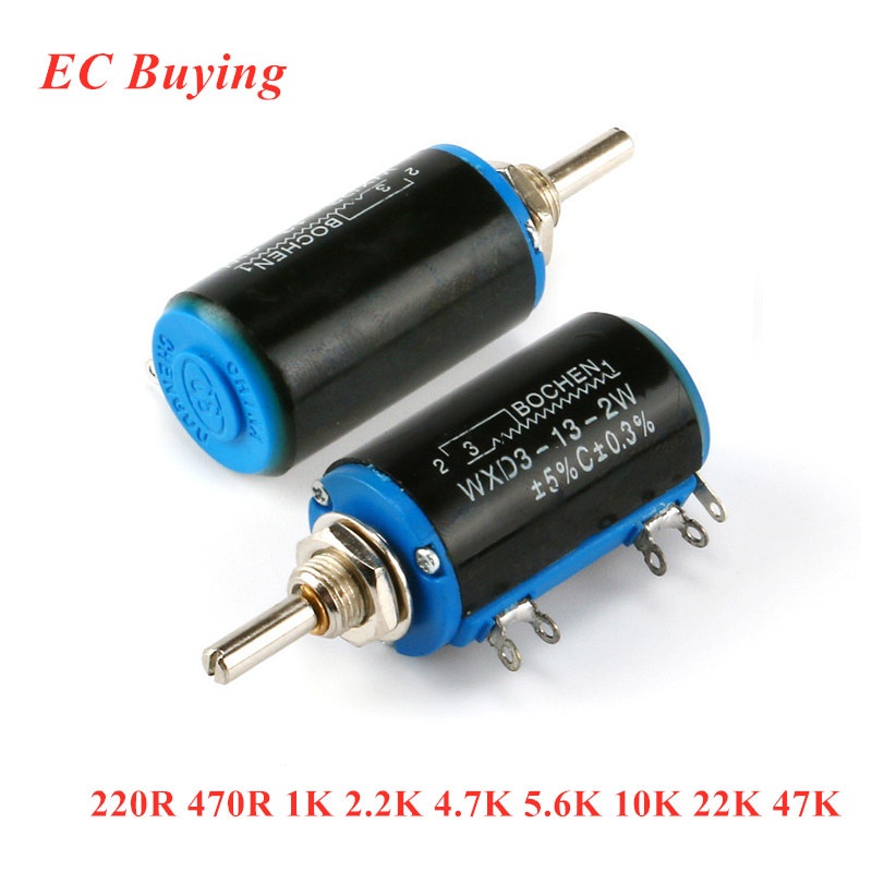 Chiết Áp Wxd3-13 - 2w 220r 470r 1k 2.2k 4.7k 5.6k 10k 22k 47k Ohm Wxd3-2W