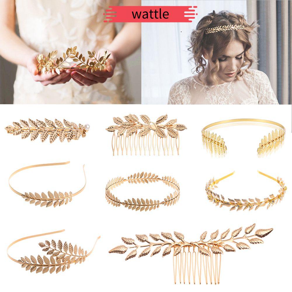 Cài tóc/ Kẹp tóc/ Lược tóc hình chiếc lá phong cách cổ điển cho cô dâu