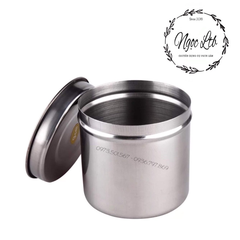 Hộp inox đựng bông cồn (SML)