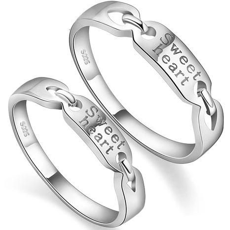 Nhẫn Đôi Bạc Hiểu Minh NC039