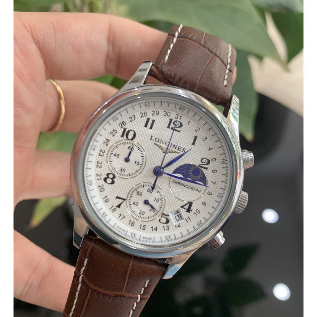 Đồng hồ nam - LONGINES - Đồng hồ dây da cao cấp