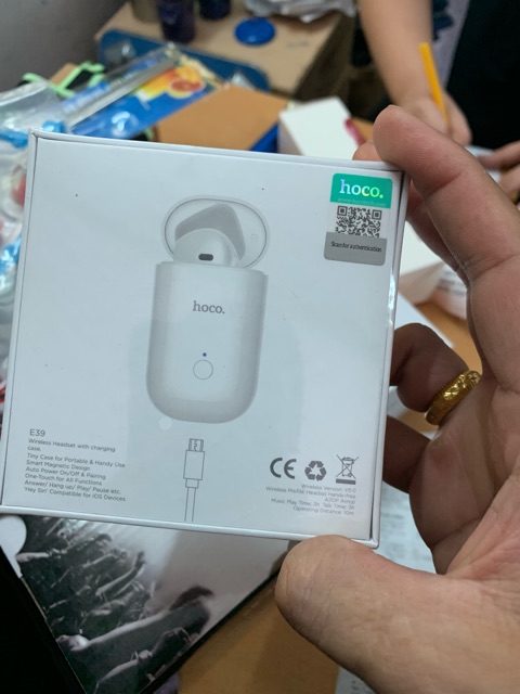 Tai nghe hoco bluetooth e39 chính hãng 1 tai