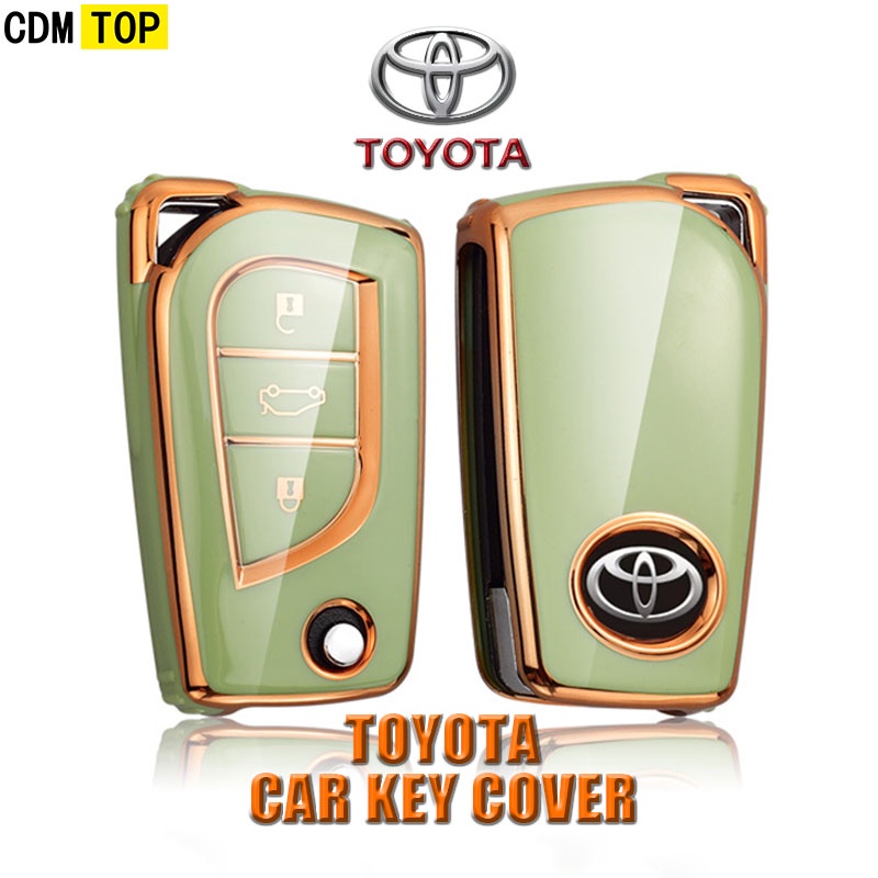 Vỏ TPU Bảo Vệ Chìa Khóa Điều Khiển Từ Xa Chống Trầy Cho Toyota Corolla Altis Corolla Cross Camry RAV 4