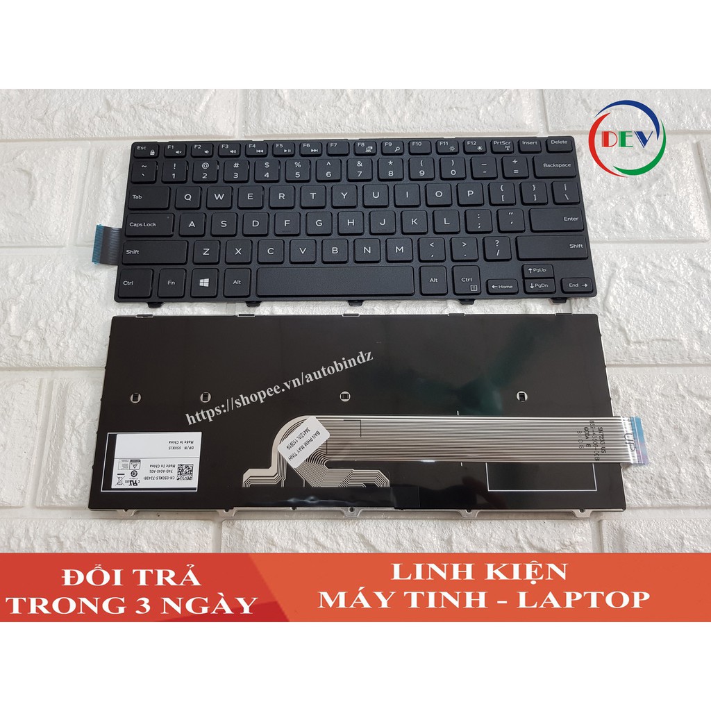 BÀN PHÍM LAPTOP DELL 3443 3442 3451 3452 3458 3459 3465 3467 3468 3478 5459 Dell 14 3000 chất lượng cao - nhập khẩu | WebRaoVat - webraovat.net.vn