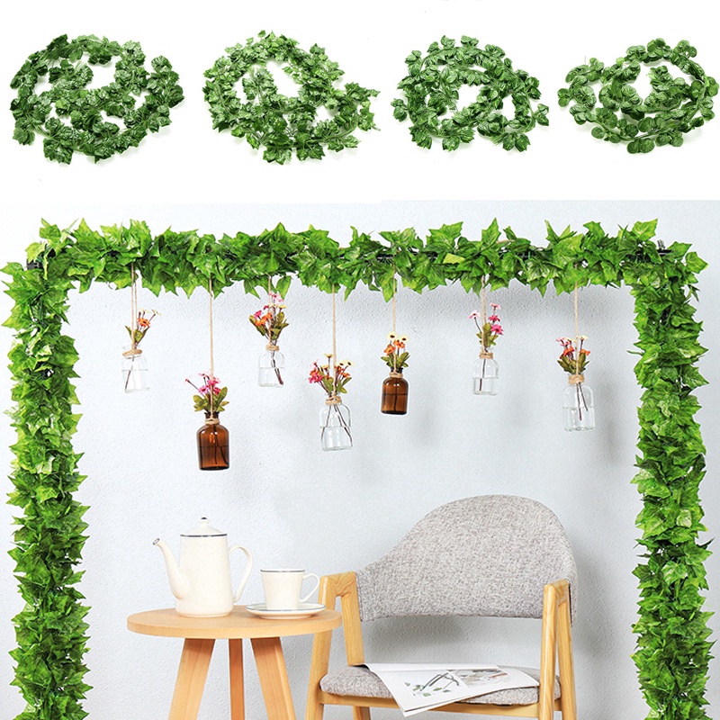 Dây Thường Xuân Nhân Tạo Dài 2m Dùng Để Trang Trí Nhà Cửa / Tiệc Tùng