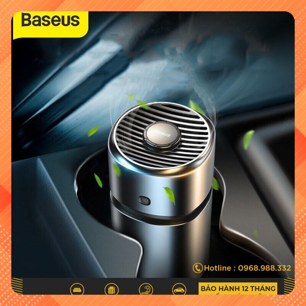 [HOT HOT HOT] Máy khử mùi và lọc không khí dùng cho xe hơi Baseus Breeze fan Air Freshener