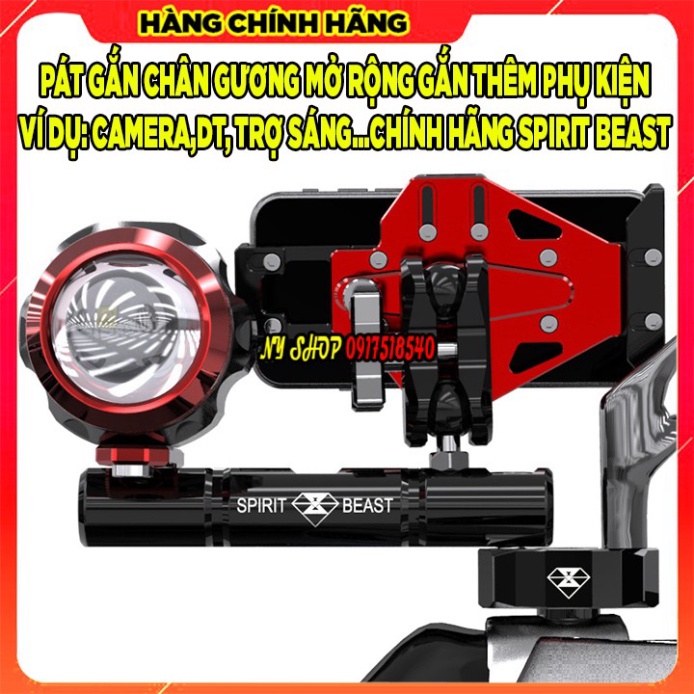 PÁT CHÂN GƯƠNG ĐA NĂNG SPIRIT BEAST CHÍNH HÃNG NHIỀU LỖ Ảnh thật Sp